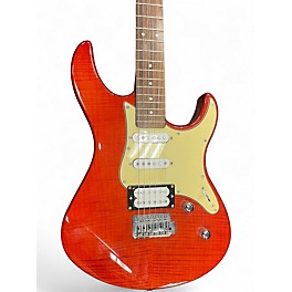 Used Yamaha Pac12VFM Amber Solid Body Electric Guitar