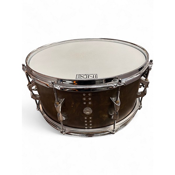 Used Inde 14X6.5 Kalamazoo Bronze Raw Patina Drum