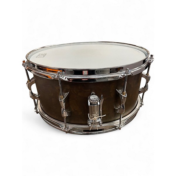 Used Inde 14X6.5 Kalamazoo Bronze Raw Patina Drum