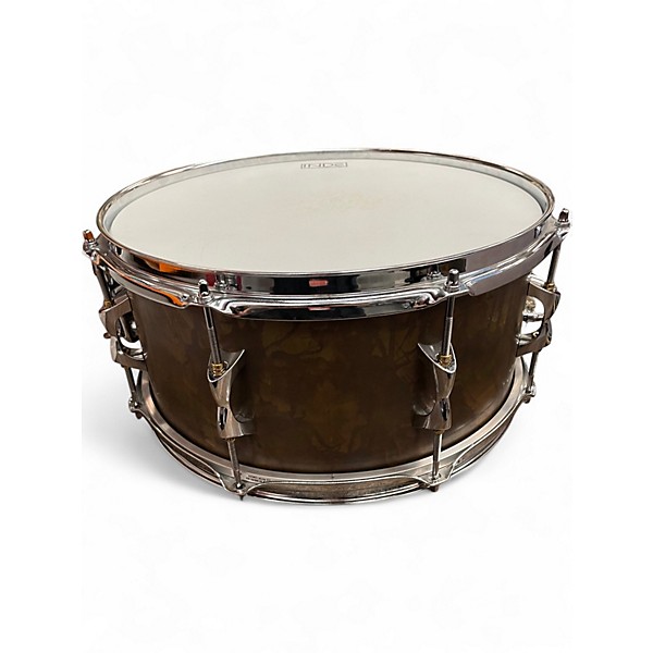 Used Inde 14X6.5 Kalamazoo Bronze Raw Patina Drum