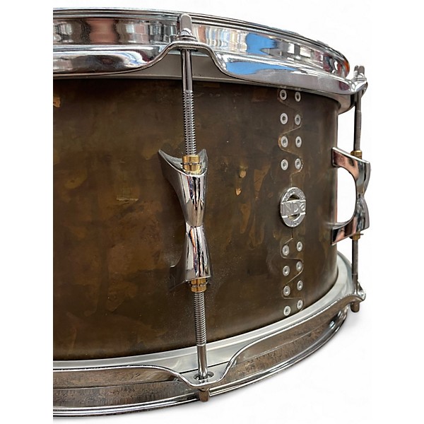 Used Inde 14X6.5 Kalamazoo Bronze Raw Patina Drum
