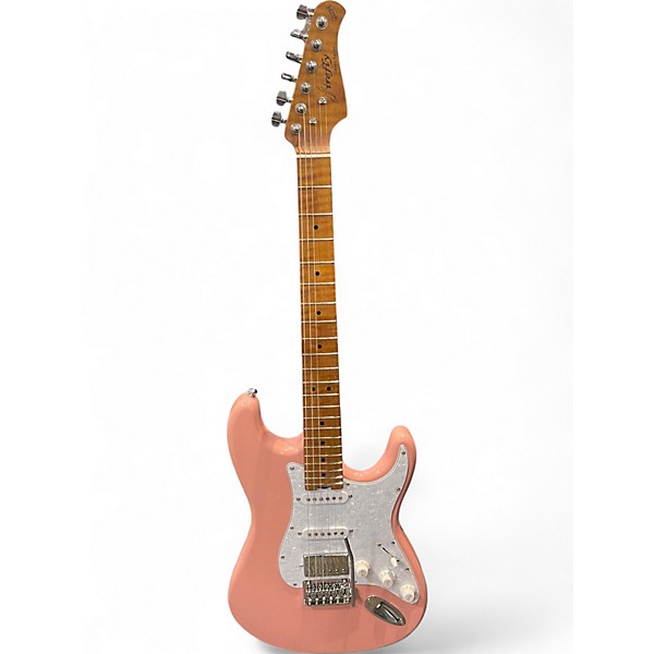 Used Firefly CLASSIC SERIES STRATOCASTER Shell Pink Solid Body Electric Guitar