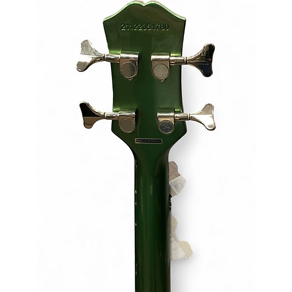 Used Epiphone Embassy Pro Sherwood Green Metallic Electric Bass Guitar