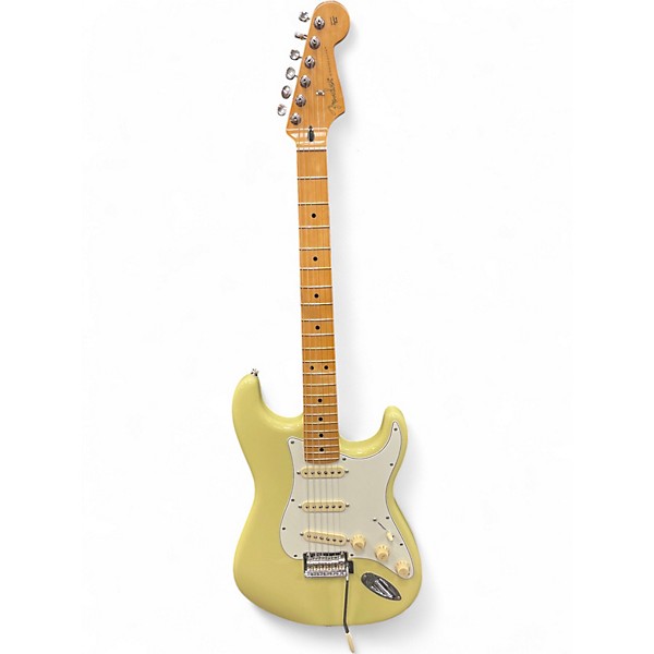 Used Fender Player II Stratocaster Hialeah Yellow Solid Body Electric Guitar