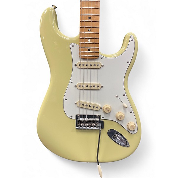 Used Fender Player II Stratocaster Hialeah Yellow Solid Body Electric Guitar