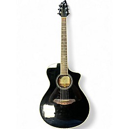 Used Breedlove AC25/CM PLUS Black Acoustic Electric Guitar