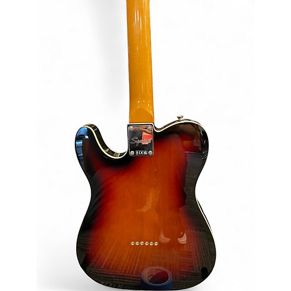 Used Squier CLASSIC VIBE 60S 3 Color Sunburst Solid Body Electric Guitar