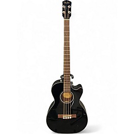 Used Fender CB60SCE Black Acoustic Bass Guitar