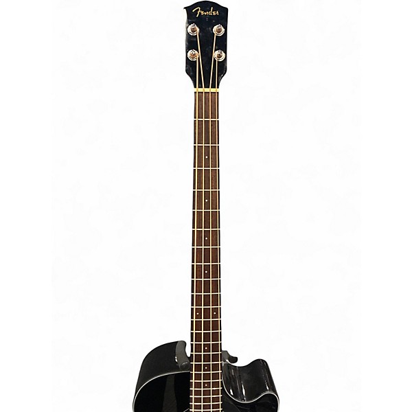 Used Fender CB60SCE Black Acoustic Bass Guitar