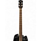 Used Fender CB60SCE Black Acoustic Bass Guitar