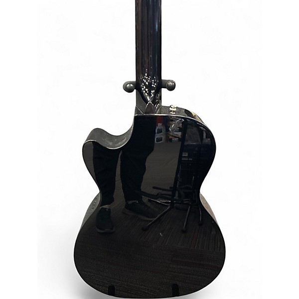 Used Fender CB60SCE Black Acoustic Bass Guitar