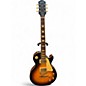 Used Epiphone Les Paul Standard 1950s 2 tone vintage sunburst flame Solid Body Electric Guitar thumbnail