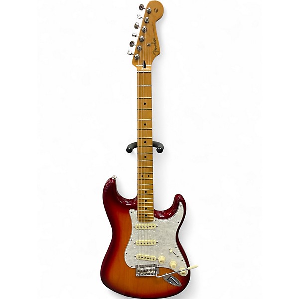 Used Fender Player II Startocaster Orange Burst Solid Body Electric Guitar