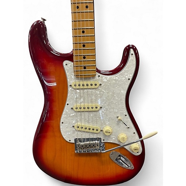 Used Fender Player II Startocaster Orange Burst Solid Body Electric Guitar