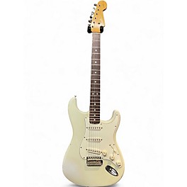 Used Fender 1965 Relic Stratocaster White Solid Body Electric Guitar