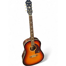 Used Epiphone MASTERBUILT TEXAN FT79 3 Color Sunburst Acoustic Guitar