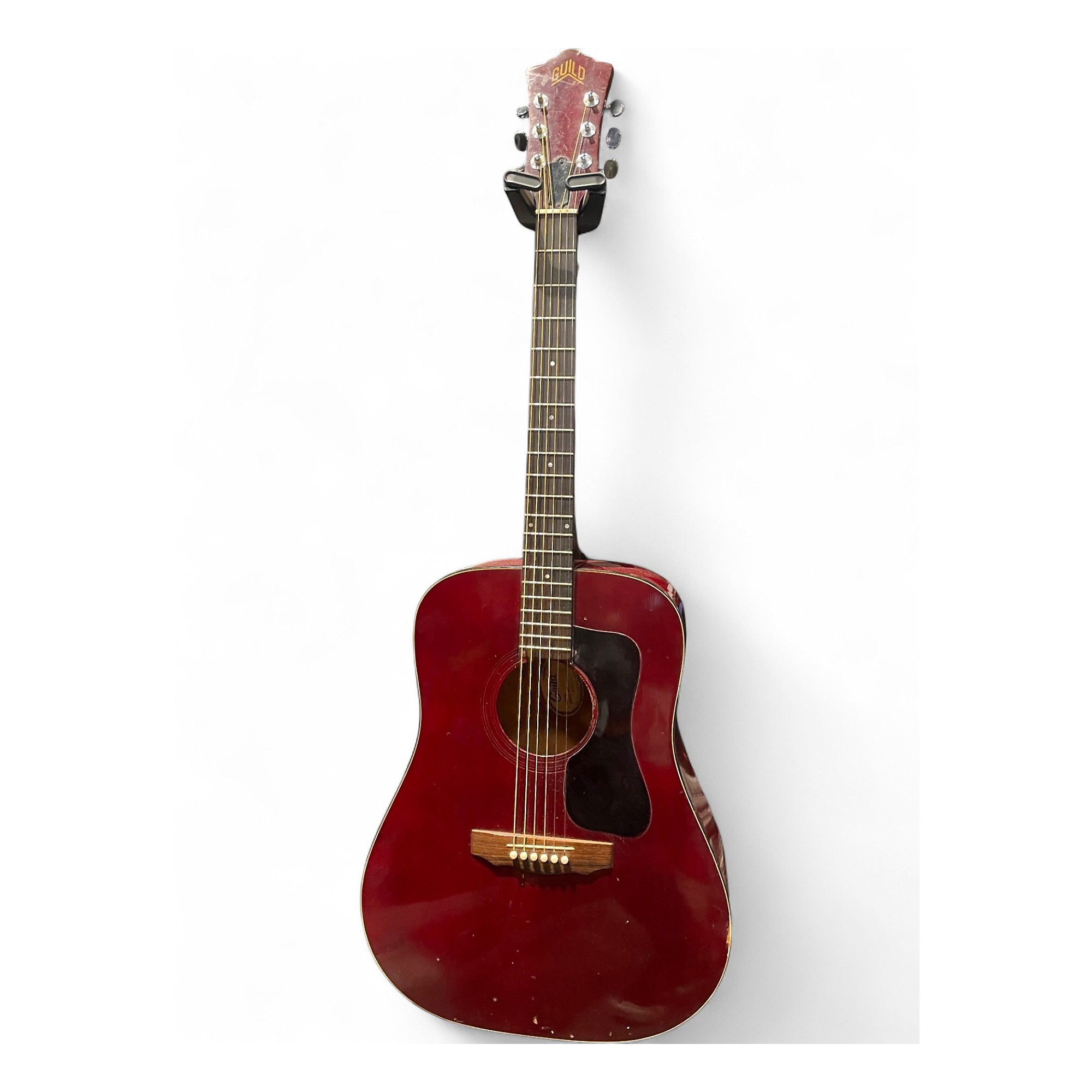 Used Guild D25 1976 Cherry Acoustic Guitar Cherry | Guitar
