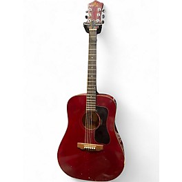 Used Guild D25 1976 Cherry Acoustic Guitar
