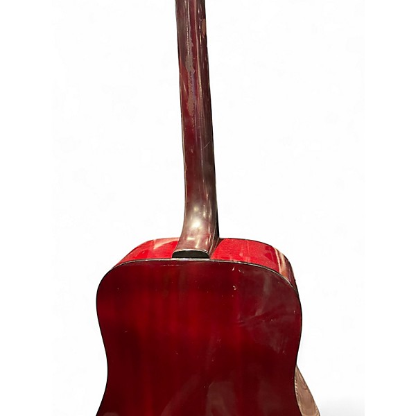 Used Guild D25 1976 Cherry Acoustic Guitar Cherry | Guitar