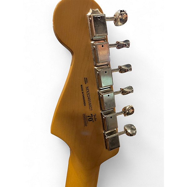 Used 2024 Fender Player Stratocaster HSS Floyd Rose TIDEPOOL BLUE Solid Body Electric Guitar