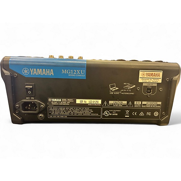 Used Yamaha MG12XU Unpowered Mixer