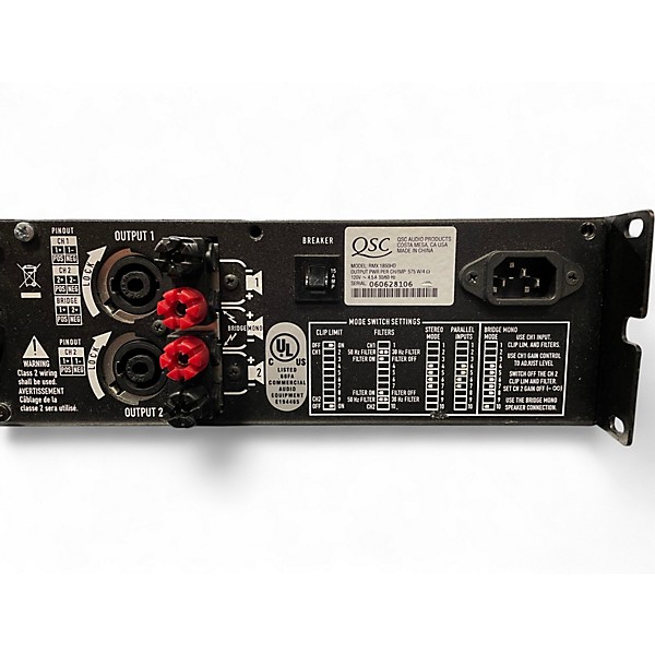Used QSC RMX1850HD Power Amp