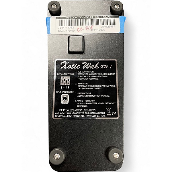 Used Xotic XW1 Effect Pedal