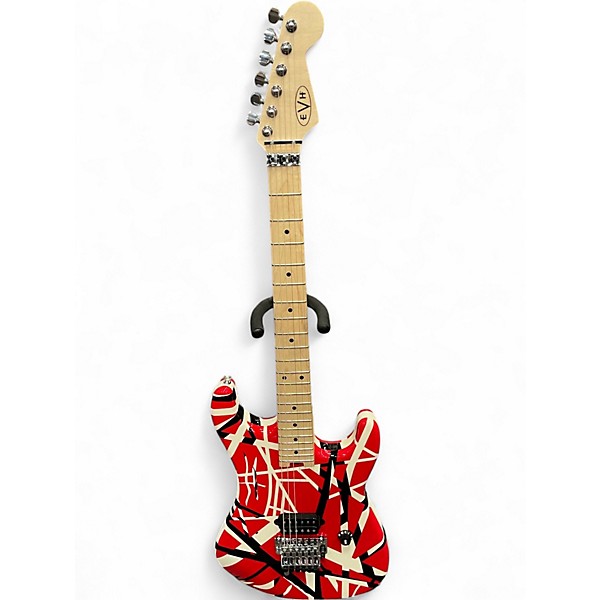 ギター EVHStriped Series Red with Black Stripes Used EVH Striped Series 5150 Red with Black and White