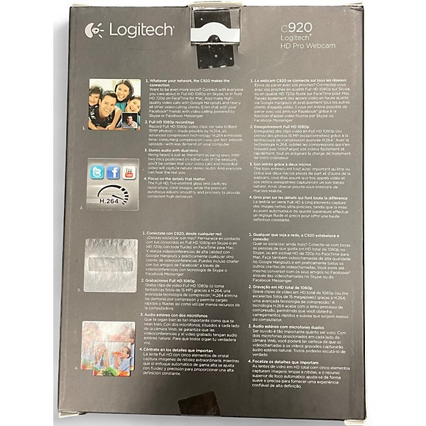 Used Logitech C920 Video Recorder