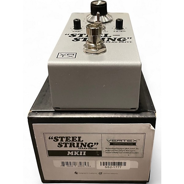 Used Vertex STEEL STRING CLEAN DRIVE Effect Pedal