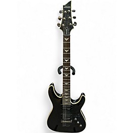 Used Schecter Guitar Research Omen Extreme 6 Trans Black Solid Body Electric Guitar
