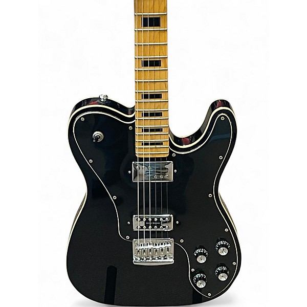 Used Schecter Guitar Research PT Fastback Black Solid Body Electric Guitar