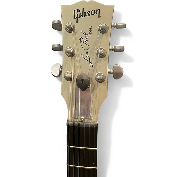 Used 2004 Gibson Les Paul Studio Platinum Silver Solid Body Electric Guitar