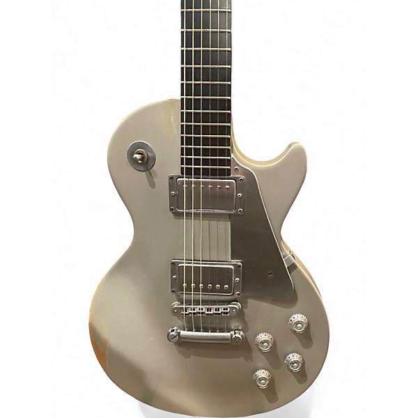 Used 2004 Gibson Les Paul Studio Platinum Silver Solid Body Electric Guitar