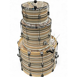 Used Barton Drums 3 Piece Essential Beech Saturno Bartex Drum Kit