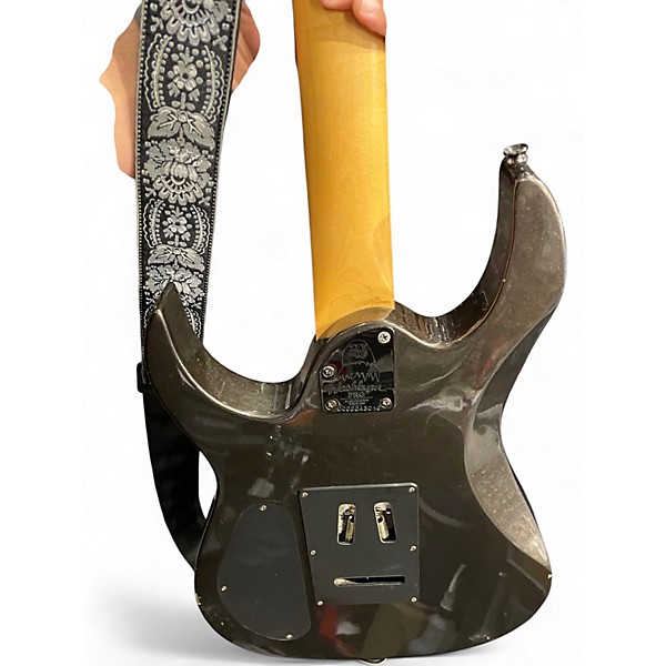 Used Washburn wg208 Black Solid Body Electric Guitar