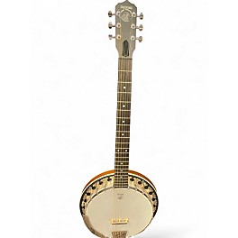 Used Deering B6 6-String Natural Banjo