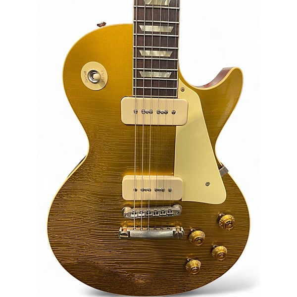 Used 2022 Gibson les paul murphy lab 56 gold top Gold Solid Body Electric Guitar