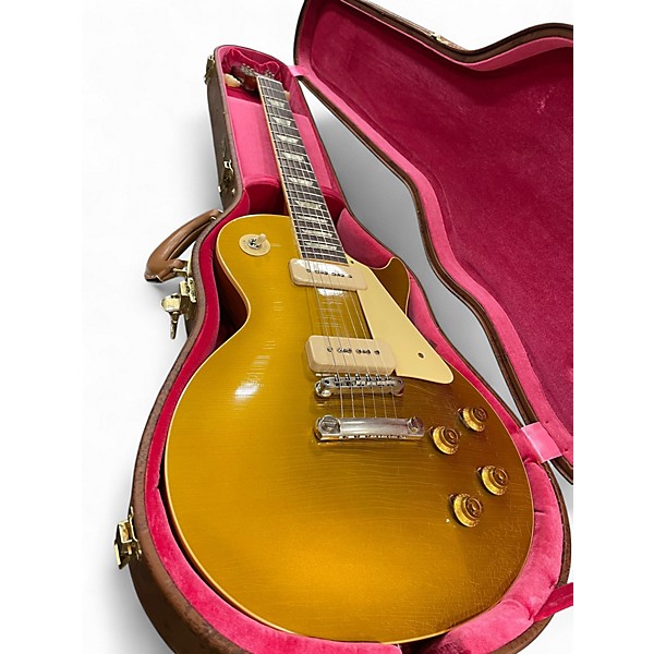 Used 2022 Gibson les paul murphy lab 56 gold top Gold Solid Body Electric Guitar