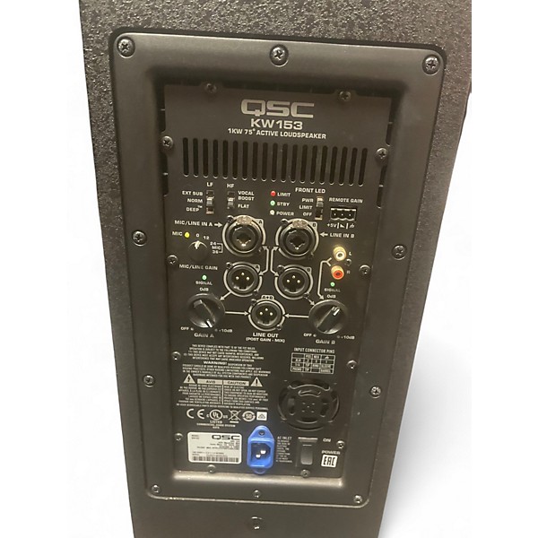 Used QSC KW153 15in 3-Way Powered Speaker