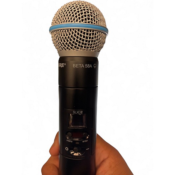 Used Shure SLXD24B58H55 Headset Wireless System