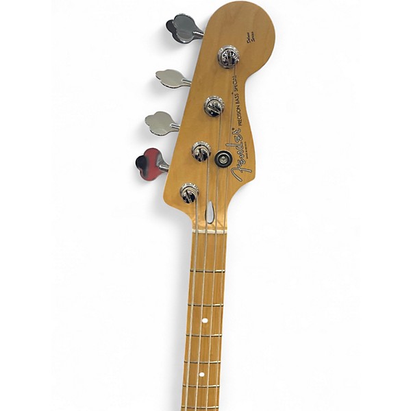 Used Fender Precision Bass Special Active Black Electric Bass Guitar