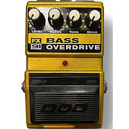 Used DOD FX91 BASS OVERDRIVE Bass Effect Pedal