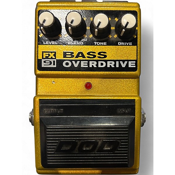 Used DOD FX91 BASS OVERDRIVE Bass Effect Pedal