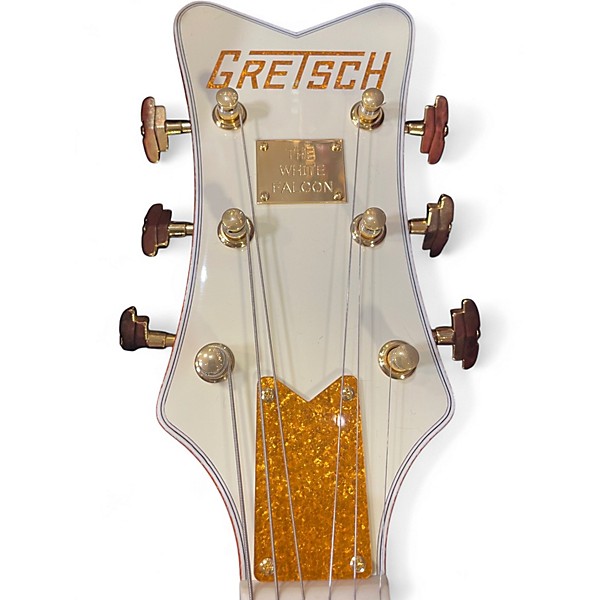 Used Gretsch Guitars G6136T White Falcon Bigsby White Hollow Body Electric Guitar