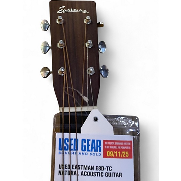 Used Eastman E8D-TC Natural Acoustic Guitar