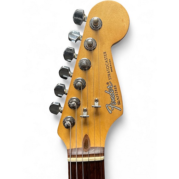 Vintage 1993 Fender American Stratocaster Cream Solid Body Electric Guitar