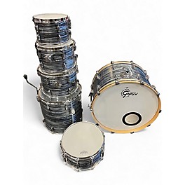 Used Gretsch Drums 6 Piece Renown Silver Oyster Pearl Drum Kit
