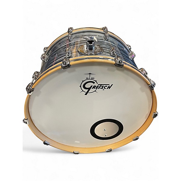 Used Gretsch Drums 6 Piece Renown Silver Oyster Pearl Drum Kit