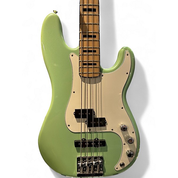 Used Fender GC FSR DELUXE PRECISION BASS SEAFOAM GREEN METALLIC Electric Bass Guitar